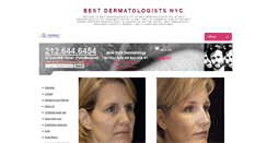 Desktop Screenshot of bestdermatologistsnyc.com